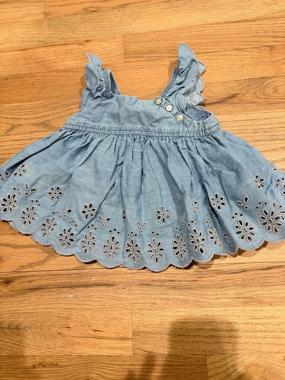BabyGap baby girl denim shirt dress